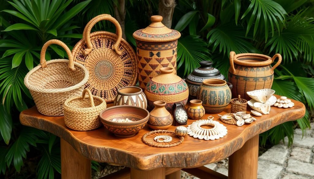 Lucayans cultural products and craftsmanship