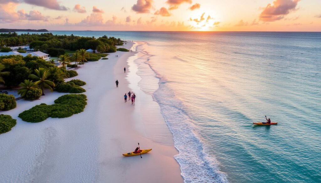 The Abaco Club on Winding Bay offers stunning views of the Atlantic Ocean and adventure activities