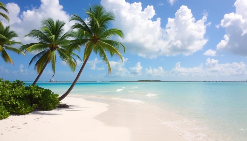 white sand beaches at Casuarina Point